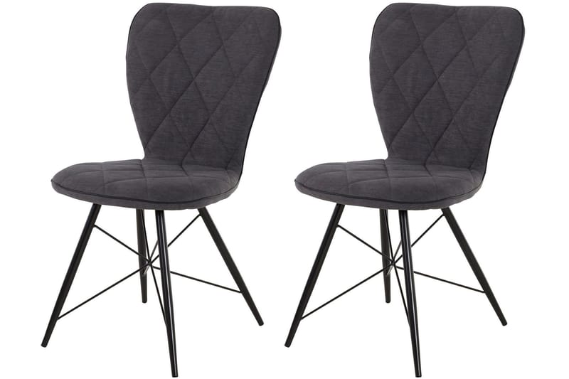Ruokatuoli Vidun 2-pak - Antrasiitti - Huonekalut - Tuoli & nojatuoli - Ruokapöydän tuolit