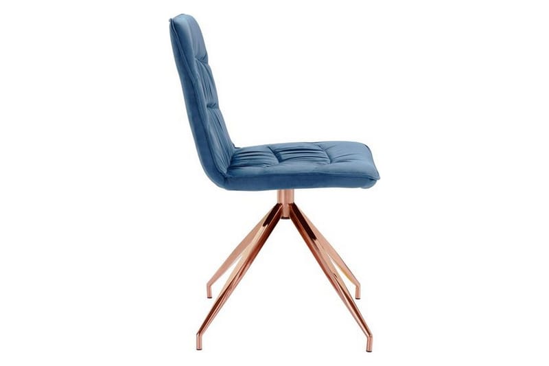 Ruokatuoli Zakea Sametti 2-pak - Sininen - Huonekalut - Tuoli & nojatuoli - Ruokapöydän tuolit