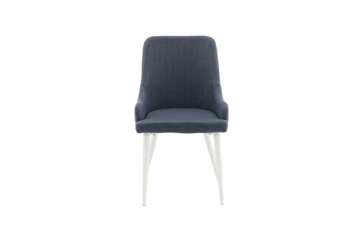 Ruokatuoli Pinilla - Sininen/Valkoinen - Ruokapöydän tuolit - Meikkituoli - Käsinojallinen tuoli