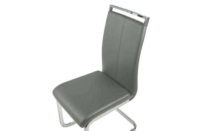 Ruokatuoli Pylaia 2-pak - Keinonahka/harmaa - Huonekalut - Tuoli & nojatuoli - Ruokapöydän tuolit