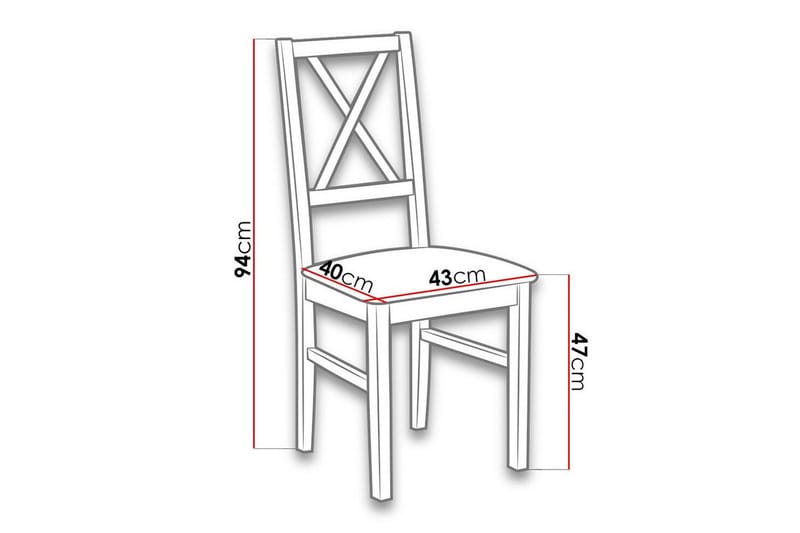Ruokatuoli Patrickswell - Vihreä - Huonekalut - Tuoli & nojatuoli - Ruokapöydän tuolit
