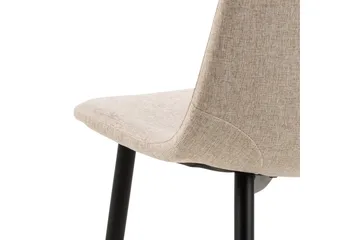 Salaman ruokatuoli kangasta metallijaloilla - Beige - Huonekalut - Tuoli & nojatuoli - Ruokapöydän tuolit