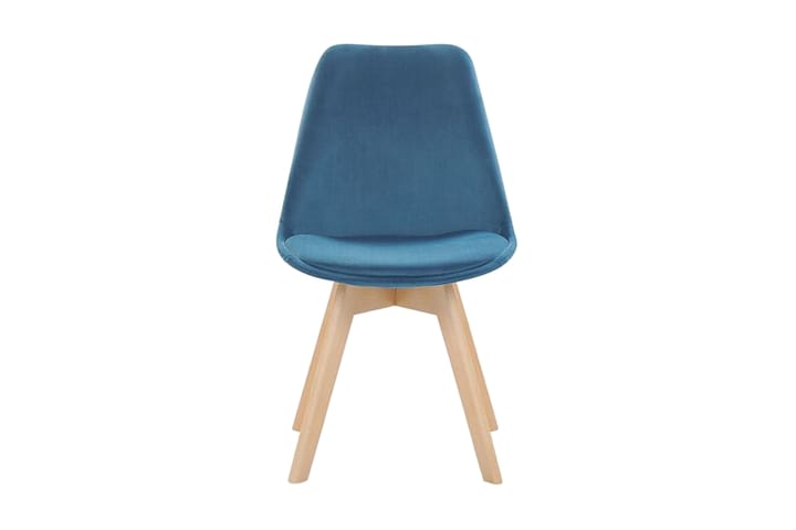 Samettituoli Sunnegata II 2-pak - Sininen - Ruokapöydän tuolit
