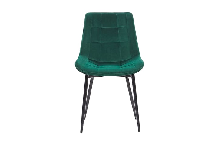 Samettituoli Tittebo 2-pak - Vihreä - Ruokapöydän tuolit