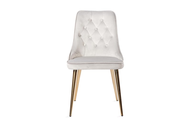 Samettituoli Velvet Deluxe, Messinki/Harmaa