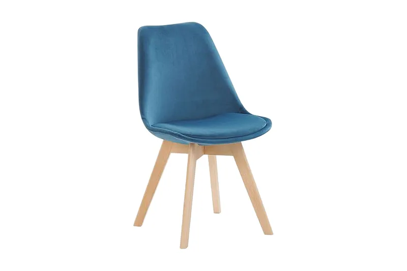 Tulunda II samettituoli 2-pack, sininen