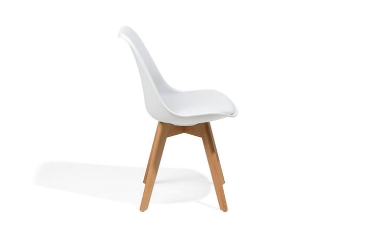 Tuoli 2 kpl Dakota Ii - Valkoinen/Ruskea - Ruokapöydän tuolit