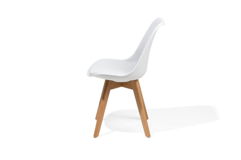 Tuoli 2 kpl Dakota Ii - Valkoinen/Ruskea - Huonekalut - Tuoli & nojatuoli - Ruokapöydän tuolit