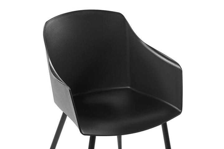 Tuoli Avda 2-pak - Musta - Ruokapöydän tuolit - Meikkituoli - Käsinojallinen tuoli