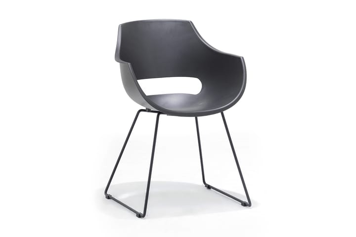 Tuoli Barja 60 cm - Harmaa - Ruokapöydän tuolit - Meikkituoli - Käsinojallinen tuoli
