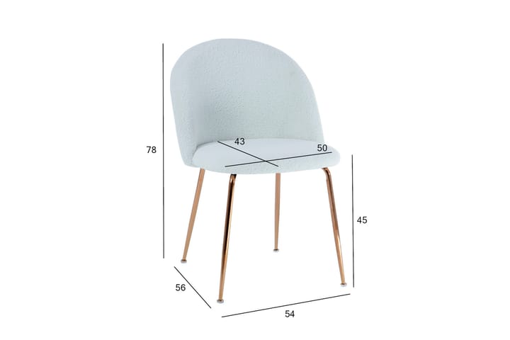 Tuoli Beetle Valkoinen - Ruokapöydän tuolit