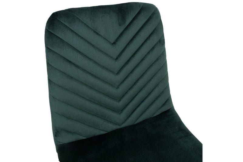 Tuoli Brie Tummanvihreä Sametti - Huonekalut - Tuoli & nojatuoli - Ruokapöydän tuolit