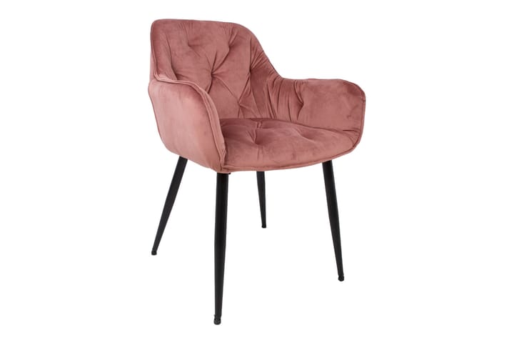 Tuoli Brita 61x57x83 cm Vaaleanpunainen - Ruokapöydän tuolit