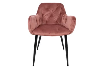 Tuoli Brita 61x57x83 cm Vaaleanpunainen - Huonekalut - Tuoli & nojatuoli - Ruokapöydän tuolit