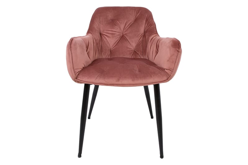Tuoli Brita 61x57x83 cm Vaaleanpunainen - Huonekalut - Tuoli & nojatuoli - Ruokapöydän tuolit