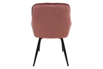 Tuoli Brita 61x57x83 cm Vaaleanpunainen - Huonekalut - Tuoli & nojatuoli - Ruokapöydän tuolit