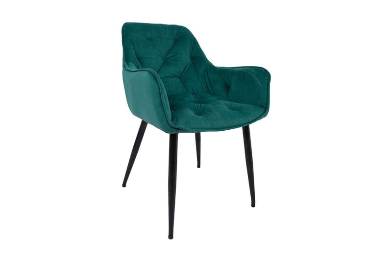 Tuoli Brita 61x57x83 cm Vihreä - Huonekalut - Tuoli & nojatuoli - Ruokapöydän tuolit