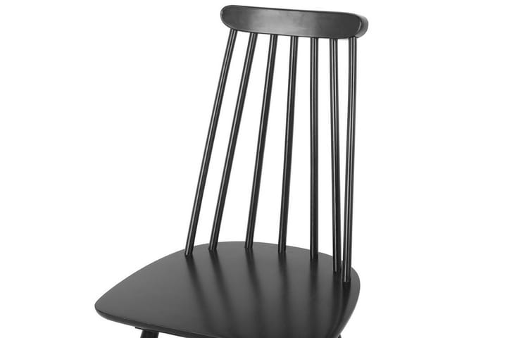 Tuoli Burbank 2:n setti - Musta - Ruokapöydän tuolit