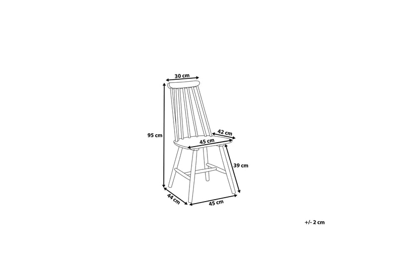 Tuoli Burbank 2:n setti - Musta - Huonekalut - Tuoli & nojatuoli - Ruokapöydän tuolit