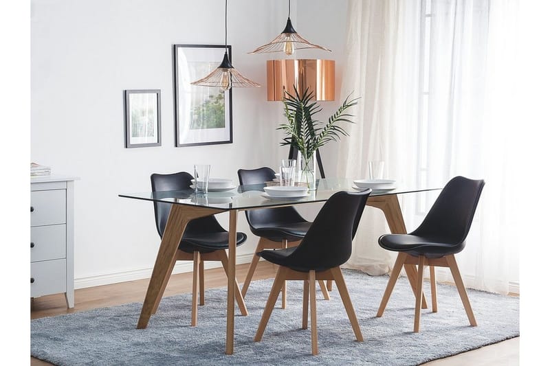 Tuoli Dakota II 2:n setti - Musta - Huonekalut - Tuoli & nojatuoli - Ruokapöydän tuolit