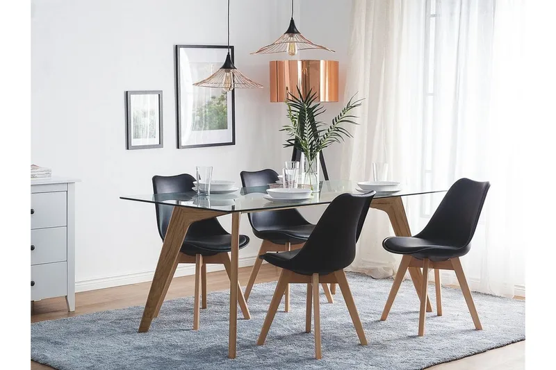 Tuoli Dakota II 2:n setti - Musta - Huonekalut - Tuoli & nojatuoli - Ruokapöydän tuolit