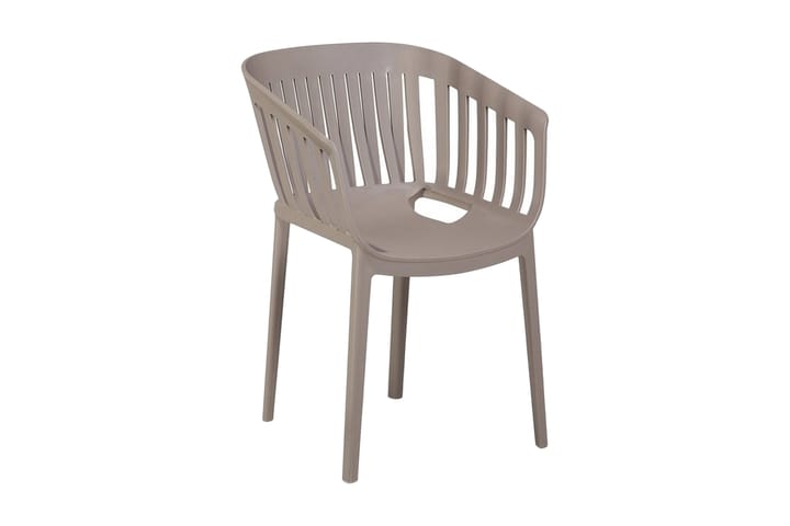 Tuoli Dallas 2 kpl - Beige - Meikkituoli - Käsinojallinen tuoli - Ruokapöydän tuolit