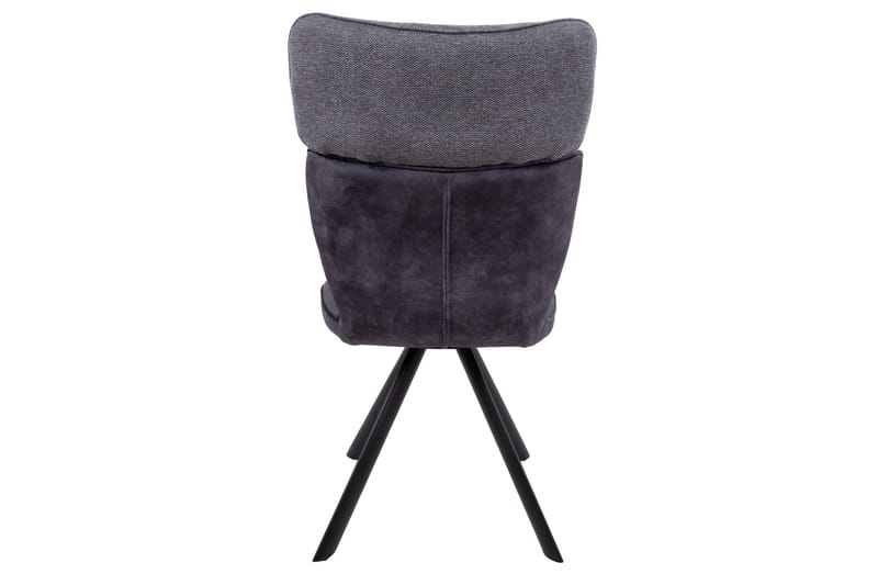 Tuoli Eddy Tummanharmaa Sametti - Huonekalut - Tuoli & nojatuoli - Ruokapöydän tuolit