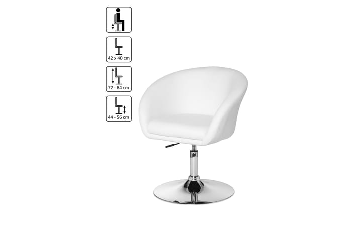 Tuoli Elstad - Valkoinen - Ruokapöydän tuolit