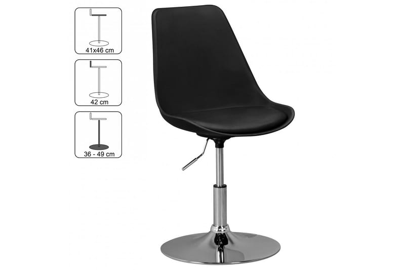 Tuoli Greci - Musta - Huonekalut - Tuoli & nojatuoli - Ruokapöydän tuolit