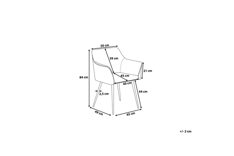 Tuoli Jasmin 2:n setti - Vihreä - Huonekalut - Tuoli & nojatuoli - Ruokapöydän tuolit