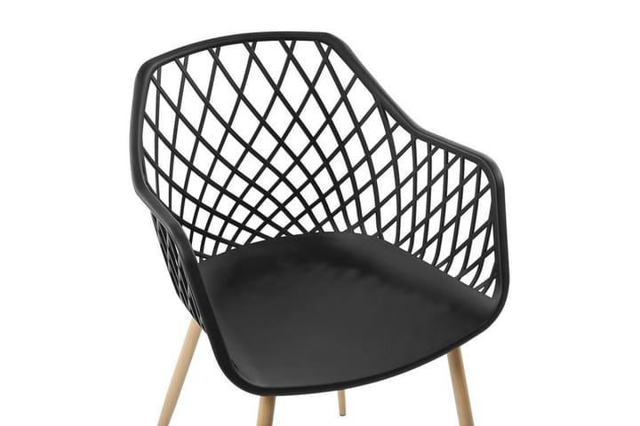 Tuoli Lawler 2-pak - Musta - Ruokapöydän tuolit - Meikkituoli - Käsinojallinen tuoli