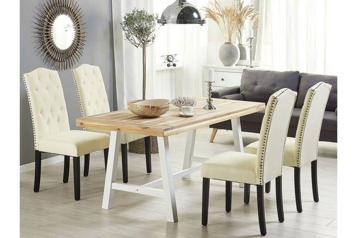 Tuoli Maley 2-pak - Valkoinen - Ruokapöydän tuolit