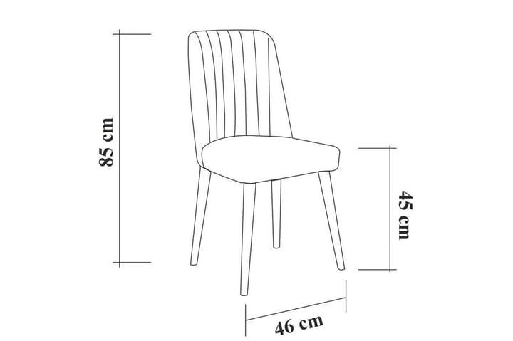 Tuoli Orrest 85 cm - Puu/Luonnonväri - Ruokapöydän tuolit