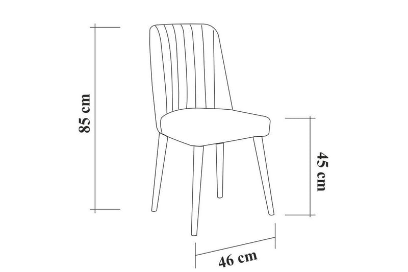 Tuoli Orrest 85 cm - Pähkinä - Huonekalut - Tuoli & nojatuoli - Ruokapöydän tuolit