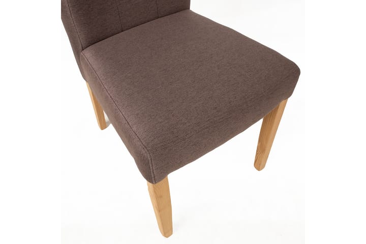 Tuoli Queen Ruskea - Ruokapöydän tuolit - Meikkituoli - Käsinojallinen tuoli