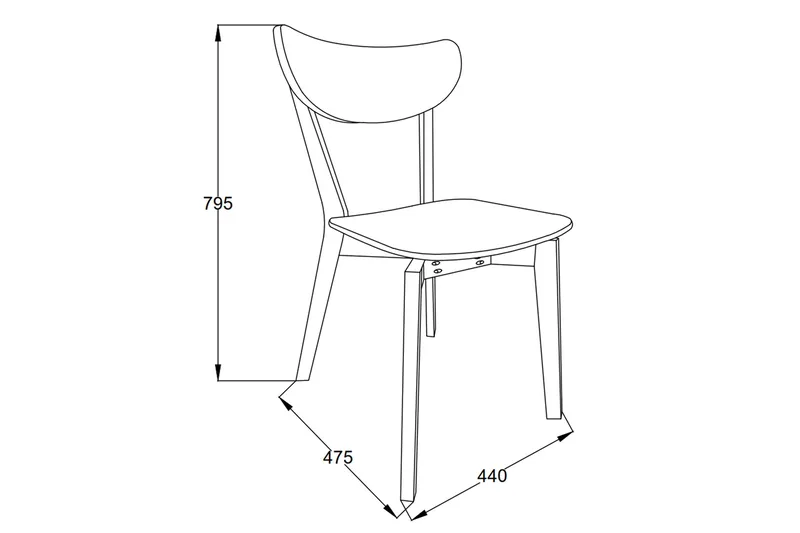 Tuoli Roxby Tammi - Huonekalut - Tuoli & nojatuoli - Ruokapöydän tuolit