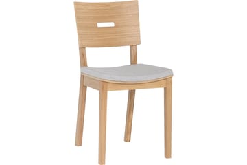 Tuoli Simple Puu/Luonnonväri/Harmaa - VOX - Huonekalut - Tuoli & nojatuoli - Ruokapöydän tuolit