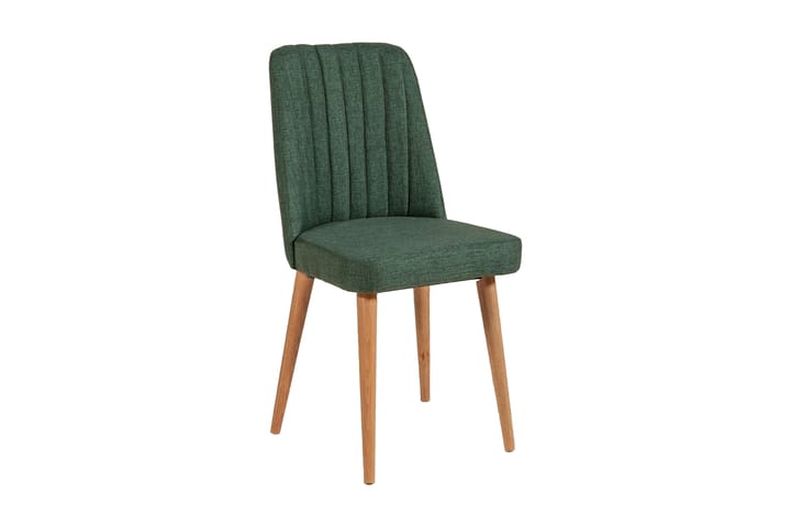 Tuoli Vanlandingham 85 cm - Puu/Luonnonväri/Vihreä - Ruokapöydän tuolit