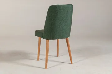 Tuoli Vanlandingham 85 cm - Puu/Luonnonväri/Vihreä - Huonekalut - Tuoli & nojatuoli - Ruokapöydän tuolit