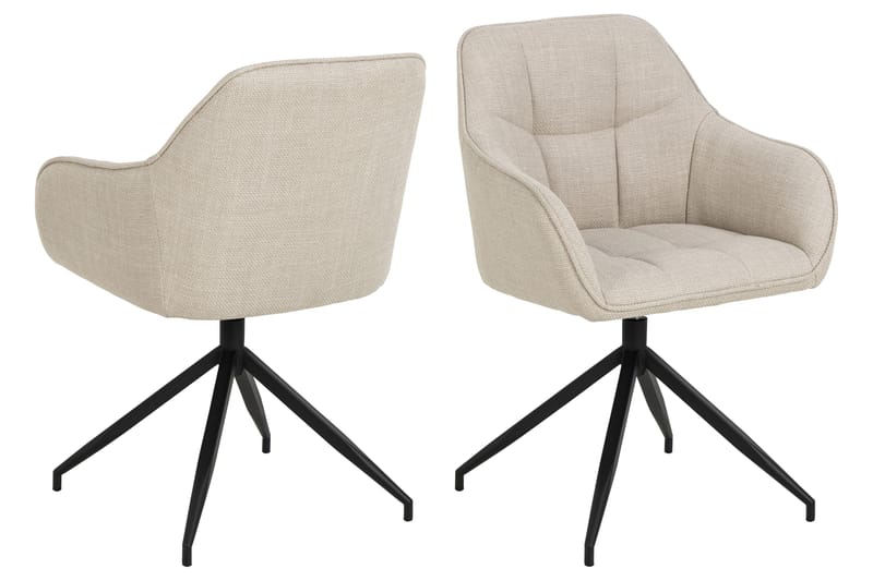 Tuoli Weatherly - Vaalea beige - Huonekalut - Tuoli & nojatuoli - Ruokapöydän tuolit