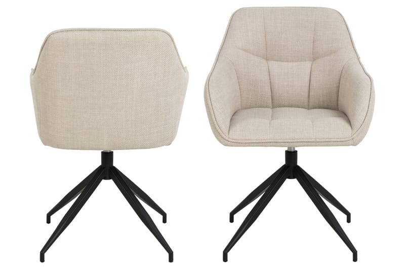 Tuoli Weatherly - Vaalea beige - Huonekalut - Tuoli & nojatuoli - Ruokapöydän tuolit