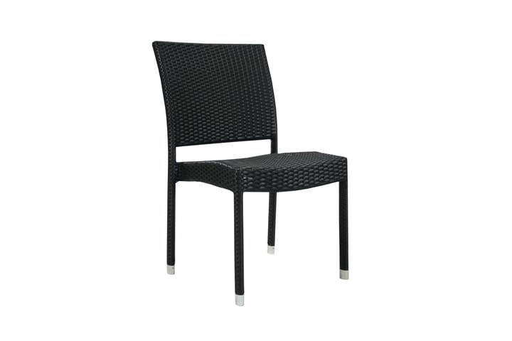 Tuoli Wicker-3 Musta - Ruokapöydän tuolit