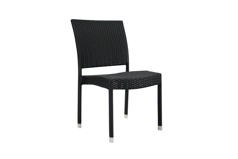 Tuoli Wicker-3 Musta, undefined