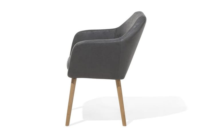 Tuoli Yorkville - Harmaa - Ruokapöydän tuolit - Meikkituoli - Käsinojallinen tuoli