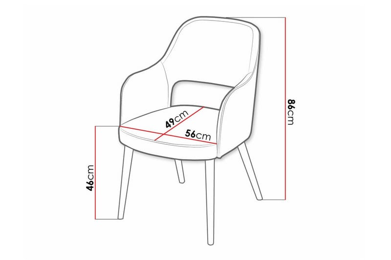 Uptown Matstol White - Huonekalut - Tuoli & nojatuoli - Ruokapöydän tuolit