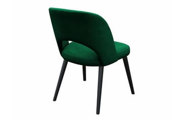 Uptown ruokatuoli samettia puujaloilla - Smaragdinvihreä - Huonekalut - Tuoli & nojatuoli - Ruokapöydän tuolit