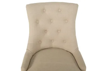 Viktoria-ruokapöydän tuoli niiteillä - Beige/vintage - Huonekalut - Tuoli & nojatuoli - Ruokapöydän tuolit