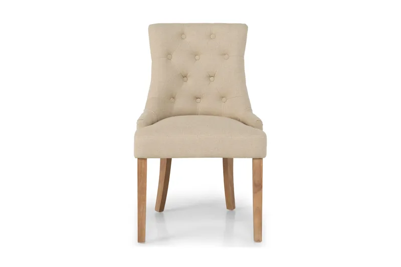 Viktoria-ruokatuoli niiteillä - Beige/vintage - Huonekalut - Tuoli & nojatuoli - Ruokapöydän tuolit
