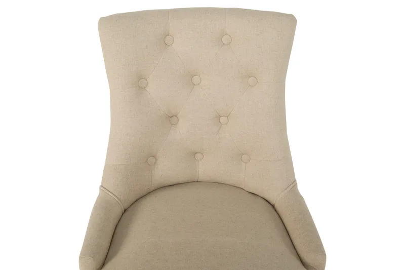Viktoria-ruokatuoli niiteillä - Beige/vintage - Huonekalut - Tuoli & nojatuoli - Ruokapöydän tuolit