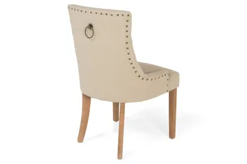 Viktoria-ruokatuoli niiteillä - Beige/vintage - Huonekalut - Tuoli & nojatuoli - Ruokapöydän tuolit